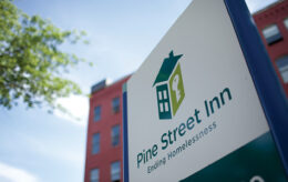 Pine Street Inn sign