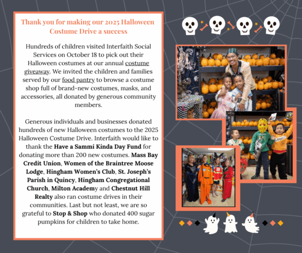 costume drive thank you